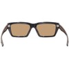 MCM Rectangular Sunglasses MCM696S 003 Black/Cognac Visetos 56mm