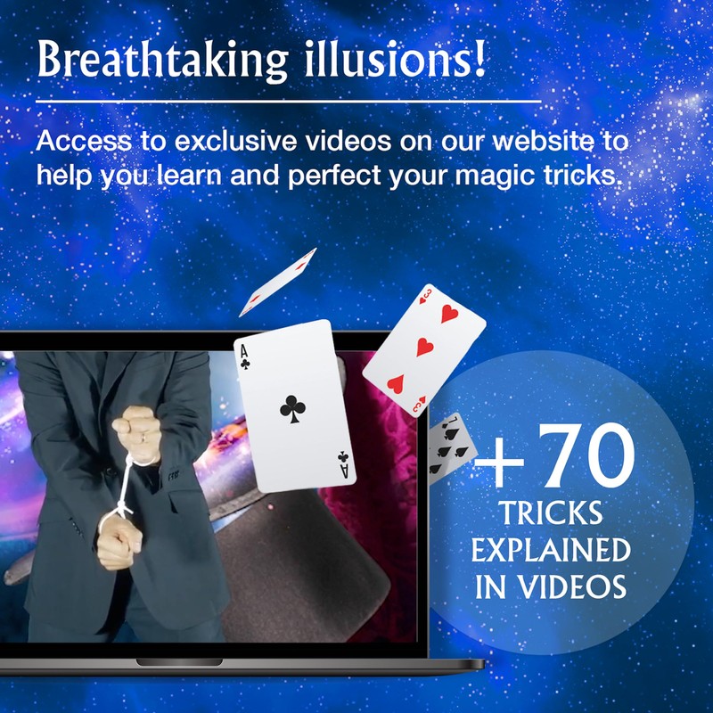 LUGY Magic Secrets - Magic Set for Beginners & Kids