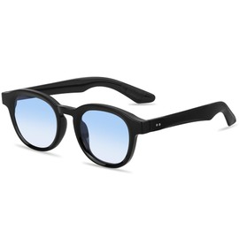 Jynnxa Retro Tinted Sunglasses for Mens Women Vintage Small Circle Oval Frame Tinted Lens Sun Glasses UV400 Protection