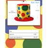 COSLAND Toddler Boys' Clown Hat for Kids, Multicolor