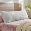 BEDELITE Velvet Body Pillow Cover with Zipper, Soft and Plush