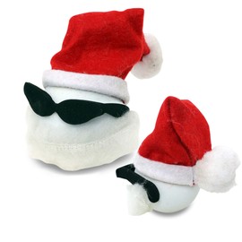 Coolballs Cool Santa w/Sunglasses Car Antenna Topper/Mirror Dangler/Dashboard Buddy (Auto Accessory)