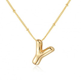 VCCKNB JEWELRY Initial Necklaces for Women and Girls, 14K Gold Plated, Letter Pendant Necklace from A-Z, Monogram Necklaces, Alphabet Initial Jewelry, Dainty, Trendy, 14K Gold Plated