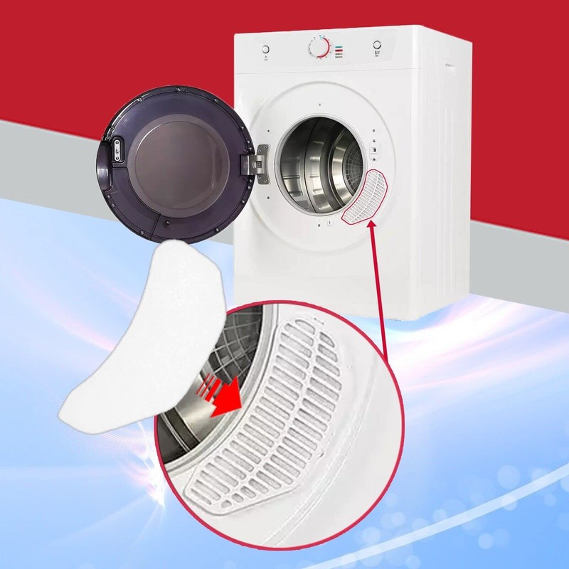 SPARES2GO Tumble Dryer Exhaust and Air Intake Filter Compatible with