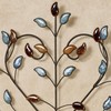 Touch of Class Jeweled Love Metal Wall Art Grille Multi