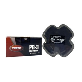 PREMA PB-3 Bias Tire Patch, 10 Units of 3-3/4 inch 2 Ply Vulcanizing Bias Tire Patches for Passenger and Truck Bias Tire Repair