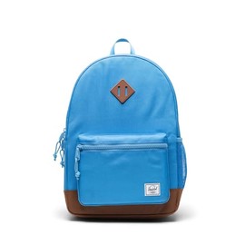 Herschel Supply Co. Heritage Backpack, Azure Blue/Saddle Brown, Youth-26L
