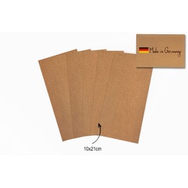 Brandalo® Vegan Leather Vintage – Washable Paper – 6 Sheets 10 x 21 cm – Washing Paper – Leather Paper – Handmade Label Design – DIY for Sewing, Crafting, Plotting, Printing and Much More – Light