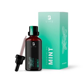 Aceite Esencial con Ingredientes Puros y Naturales, Aromalogía de 50 ml. Aceite Esencial Menta (Mint), B Life.