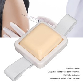 Injection Training Pad, Simulation Human Skin Injection Model, Intramuscular Injection Training Pad, Skin Muscle Professional Portable Exercise Pad for Medical Students for Nurses