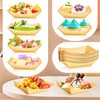 MotBach 30 Pack 2Lb Paper Food Boat Trays Disposable Paper