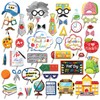45Pcs Back to School Photo Booth Props Kit - Glitter