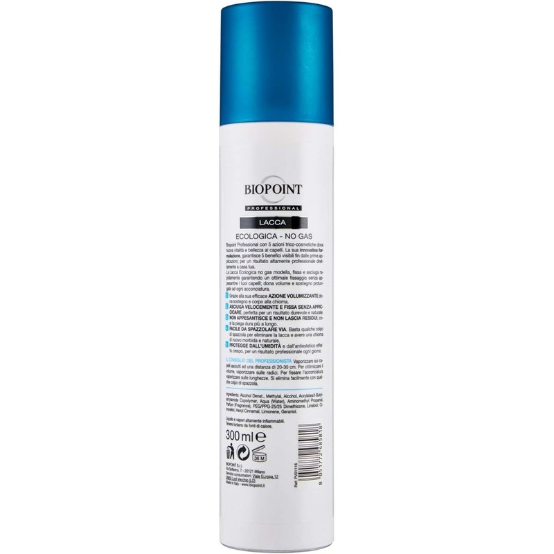 BIOPOINT Lacquer 5 Effect No-Gas 300 ml Pv01116 Product Hairstyle