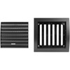 Repa Market Anthracite Adjustable Ventilation Grill - Louvered Air Vent