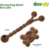ECOMFY Strong Dog Wood Eco chew toys for Dogs, Twister