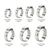 125PCS Single Ear Hose Clamps 7-21mm Sizes 304 Stainless Steel