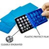 Nail Stamper Plate Kit, 4Pcs Nail Stamping Plates + Dual-end