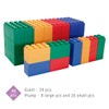UNiPLAY Giant Plump Toddler Soft Building Blocks - 48-Piece Stacking