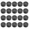 MECCANIXITY 20 Pcs Footswitch Toppers Guitar Pedal Button Caps Plastic