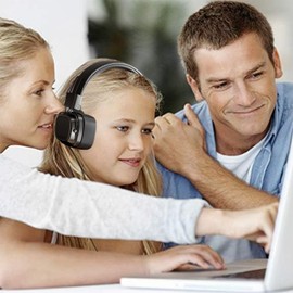 Headphones Wireless - Head-Mounted Headset,Vintage Heavy Bass Headphones for Women Men, Portable Head-Mounted Headset