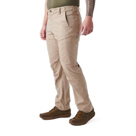 5.11 Tactical Men's Ridge Pants, Straight Fit, 8 Pockets, Style 74520, Khaki (ABR), 34W x 30L