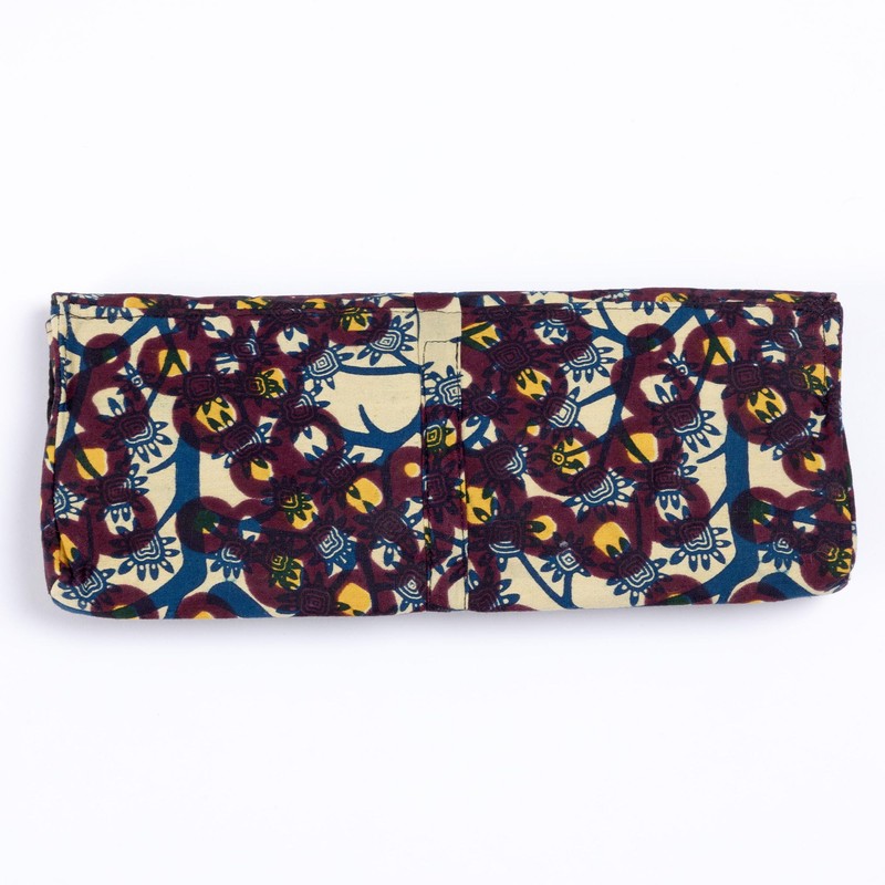 Harmonious Colors Clutch (Rwandan - Brown & Gold)