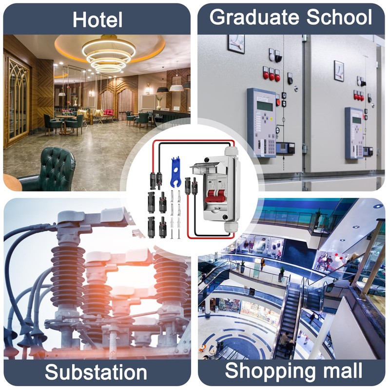 BAIFULAI DC Isolator Switch PV System, IP65 Waterproof PV Circuit