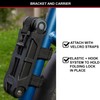 Master Lock Folding Lock for Bikes Hardened Steel Links 4