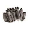 VINGTAINE H7134-GY Basic Color Volume Ruffle Banana Clip Office Hair