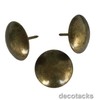 Decotacks® Large Antique Brass Finish Upholstery Nails/Tacks 1 Inch -
