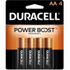 Duracell AA Alkaline Batteries 4 Pack Long-Lasting CopperTop Power for