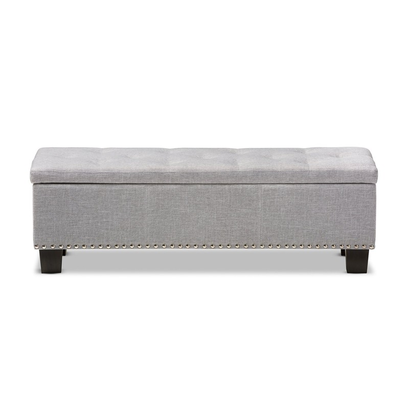 Baxton Studio Sandrine Modern and Contemporary Greyish Beige Fabric Upholstered