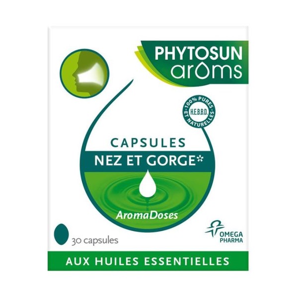Phytosun'aroms Phytosun Aroms Capsules Nez et Gorge 30 capsules