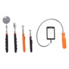 5Pcs Telescoping Magnetic Pickup Tool 360° Rotation Shock Resistant LED