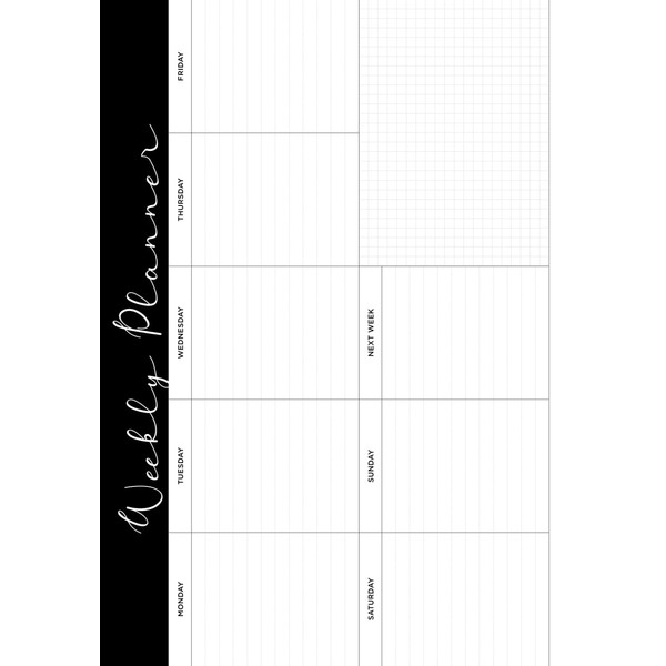 7x10 in | TO DO LIST WEEKLY PLANNER - 60