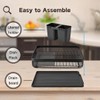 IBERG Dish Drying Rack - Dish Drainer with Utensil Holder