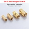 Qrity Pack of 3 Concealed Copper Hinge, Barrel Hinge Invisible,