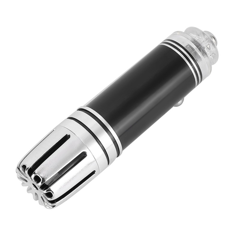 Auto Car Air Purifier Anion Oxygen Bar Cleaner 12V Black