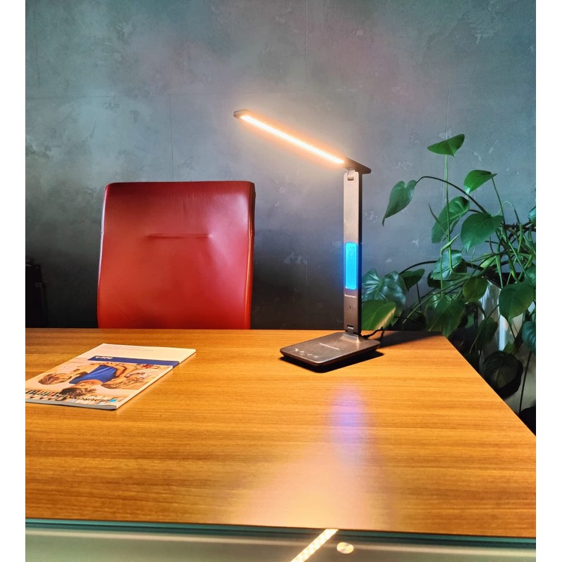Blaupunkt LED Desk Lamp with Wireless Charger - USB Charging