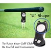 FINGER TEN Golf Divot Repair Tool and 3 US Ball