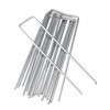 6 Inches Heavy Duty Galvanized Steel Garden Stakes Staples Securing