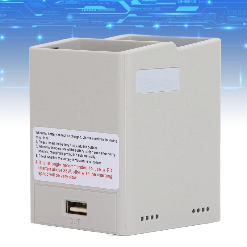 Drone Battery Charging Hub Professional Efficient Dual Slots 2 Way