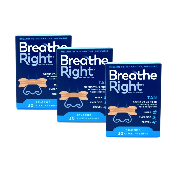 Breathe Right Breathe Right Nasal Strips to Stop Snoring, Drug-Free,