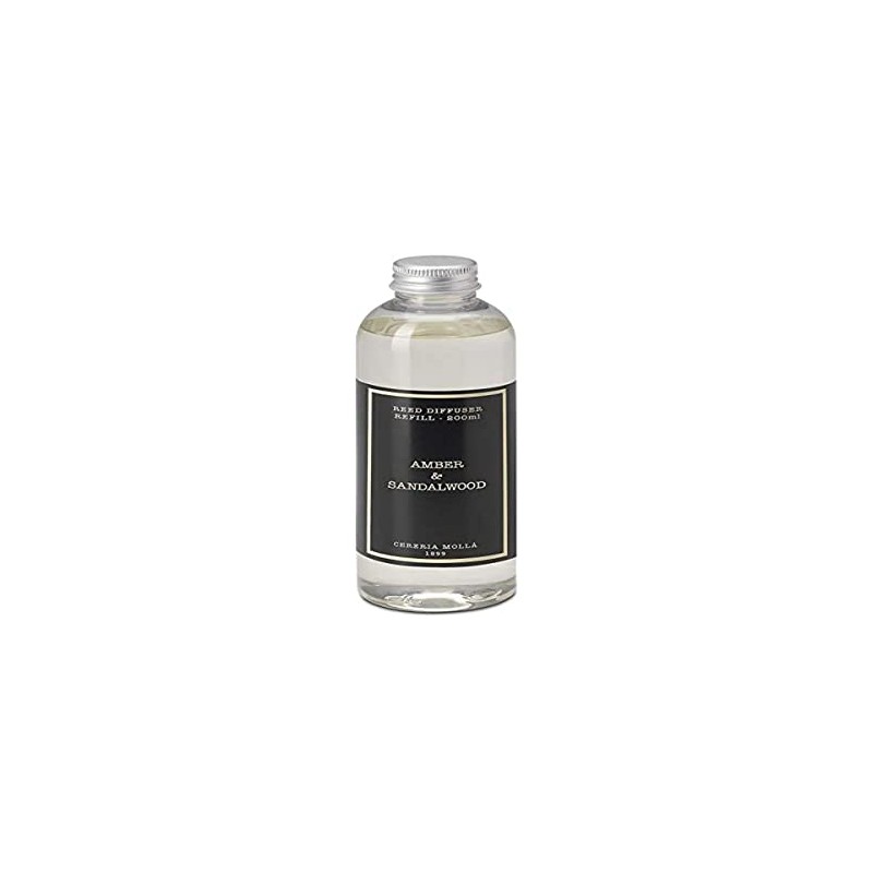Cereria Molla Mikado Premium Amber & Sandalwood Refill 200 ml