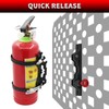 PLUSBEAM CNC Aluminum Quick Release Fire Extinguisher Mount Molle Panel,