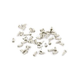 uxcell 50 Pcs M1.2 x 3mm Stainless Steel Phillips Round Head Self Tapping Screws Bolts