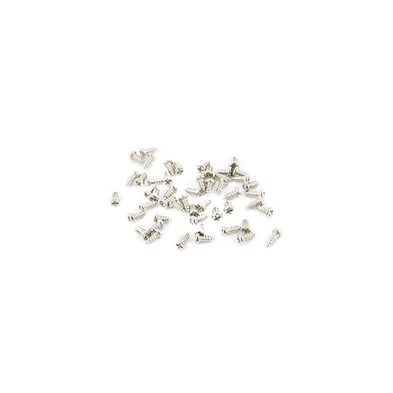uxcell 50 Pcs M1.2 x 3mm Stainless Steel Phillips Round
