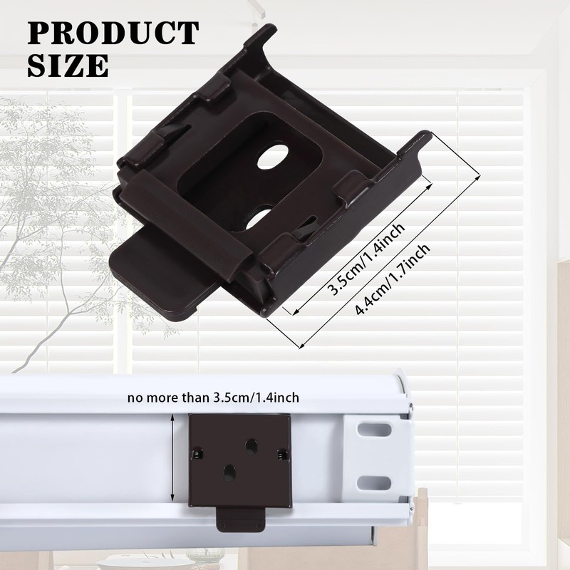 Metal Mounting Brackets Roller Blind Buckles Universal Replacement for Roller