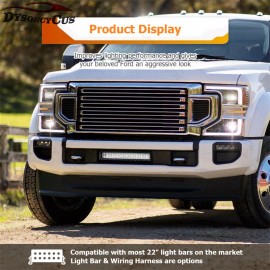 DYSO For 20-21 22 F250/350/450 Super Duty 22'' Light Bar Bumper Mount Wire 120W Combo