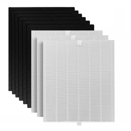 Bagean AP-1512HH Filter Compatible with Coway Airmega AP-1512HH & 200M Air Purifier - Fit Coway Filter Replacement - H13 True HEPA Filters Removes 99.97% particles Freshens the Air (3 HEPA + 6 Carbon)